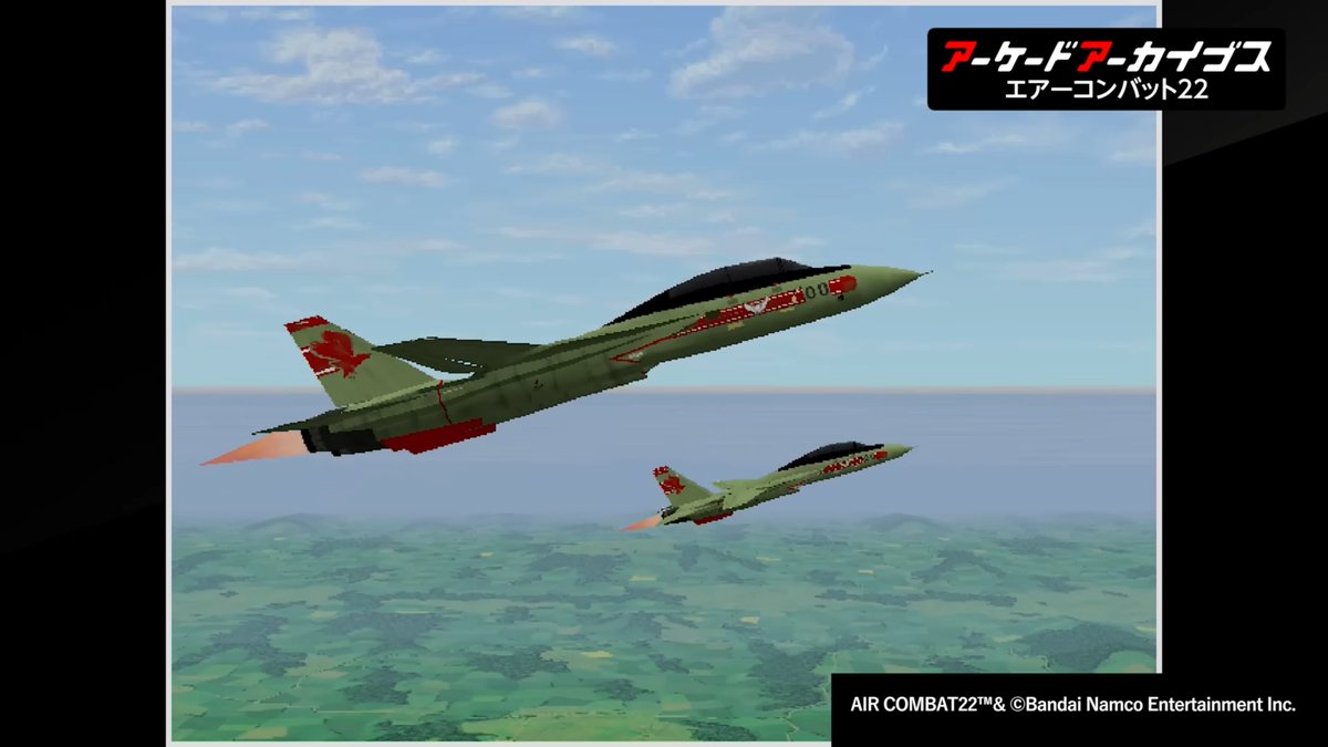 DJone01's tweet image. Namco&apos;s Air Combat 22 Is Coming To Arcade Archives On PS4, PS5, Switch And Xbox.

Read the article on the quoted post.

#TimeExtension #Namco #AirCombat22