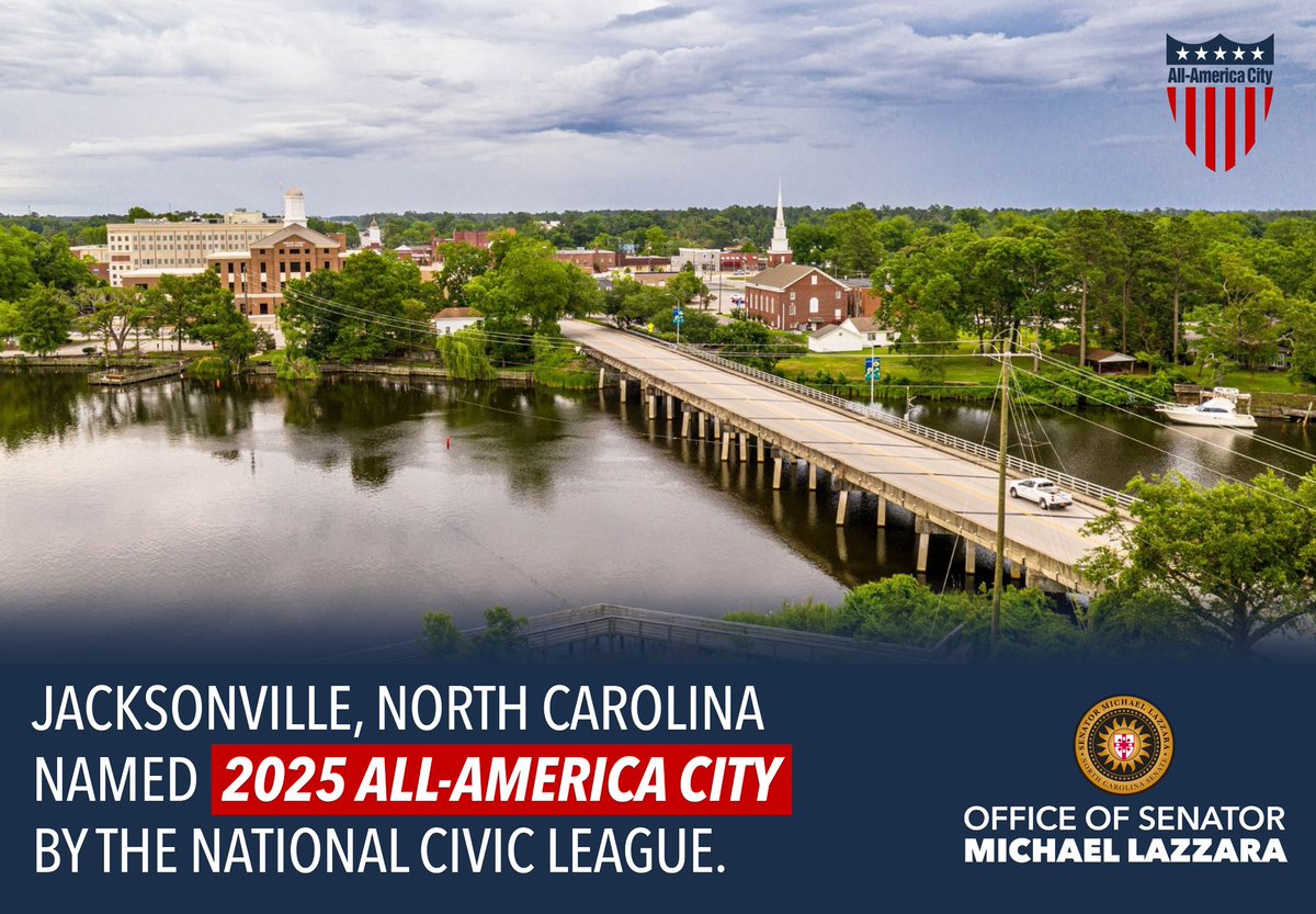 Proud moment for Jacksonville! 🇺🇸

Being named an All-American City is a testament to the resilience, unity, and strategic growth of our community. As someone who served 14 years as Mayor Pro Tem and worked closely on our environmental recovery efforts, it’s incredible to see our