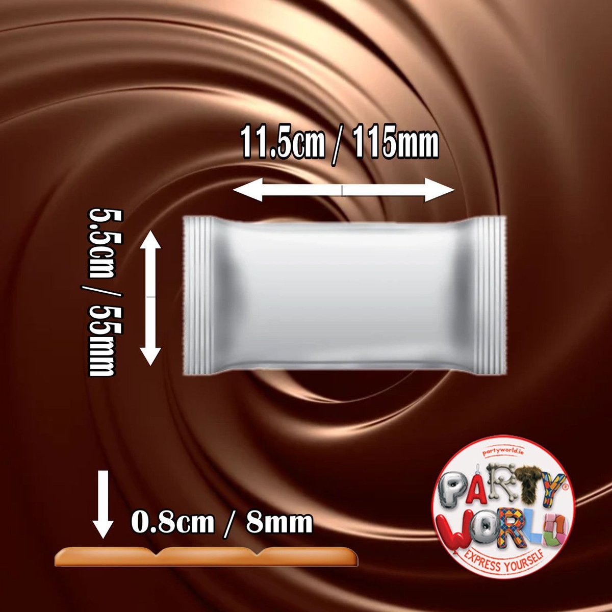 PartyWorld_'s tweet image. Sweeten the celebration with our Personalised 4th of July Chocolate Bars! 🎆 Add your custom message &amp;amp; make your party treats unforgettable. Pack of 7! 🍫✨ #4thOfJulyParty #PersonalisedTreats #PartyFavors  buff.ly/yvMGaro