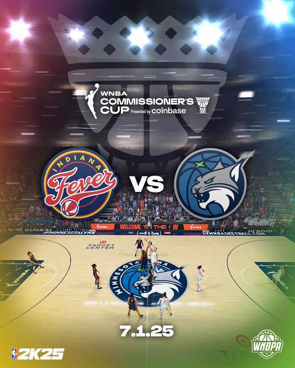 The Lynx and Fever are set to battle for the WNBA Commissioner's Cup Championship tonight 🏆

Will Minnesota go back-to-back or can Indiana win their first Cup?