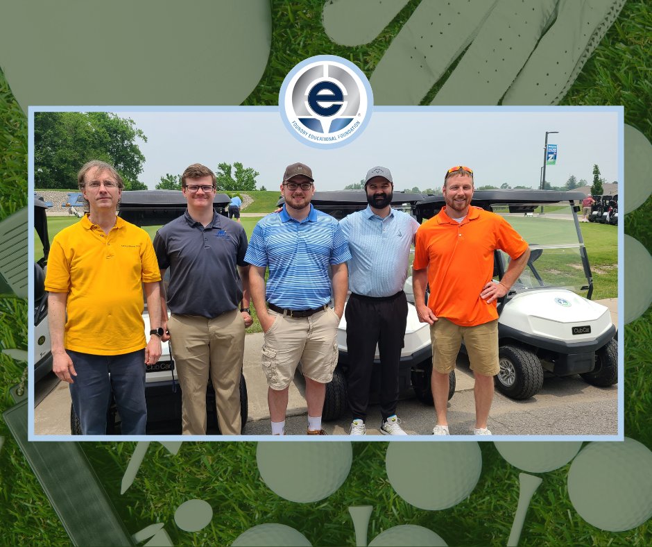 FEF_INC's tweet image. ⛳ The 30th Annual FEF–Trine Golf Outing recently took place at Zoellner Golf Course in Angola! The event brought together Trine’s FEF Key Professor and a group of Trine FEF alumni for a fun day on the links! 🏌️
#weareFEF #FEF #TrineUniversity #Metalcasting #FEFalumni #FEFgolf