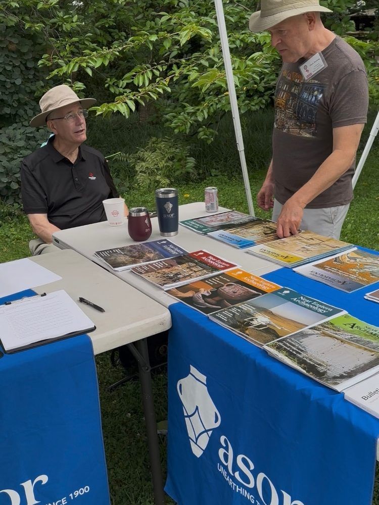 ASOResearch's tweet image. ASOR was delighted to participate in the DC Day of Archaeology Festival on Saturday, June 28 at Tudor Place. The ASOR table included activities like a sandbox to dig up artifacts, puzzles, trivia, and free journals to give out! Read more: buff.ly/3WuwkjJ