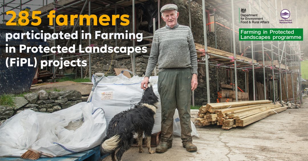 Last year 285 farmers benefitted from Farming in Protected Landscapes (#FiPL) funding - and applications are open again. 

Find out more and tell us about your project here: lakedistrict.gov.uk/caringfor/farm…