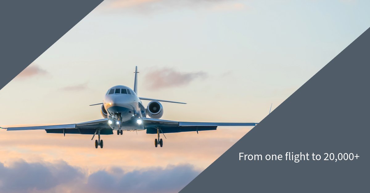 What started with a single flight from Hawarden to Northolt has grown into something remarkable. 

Today, we're responsible for the operational planning of over 20,000 flights annually. Talk to our team today to learn more about how we can help.