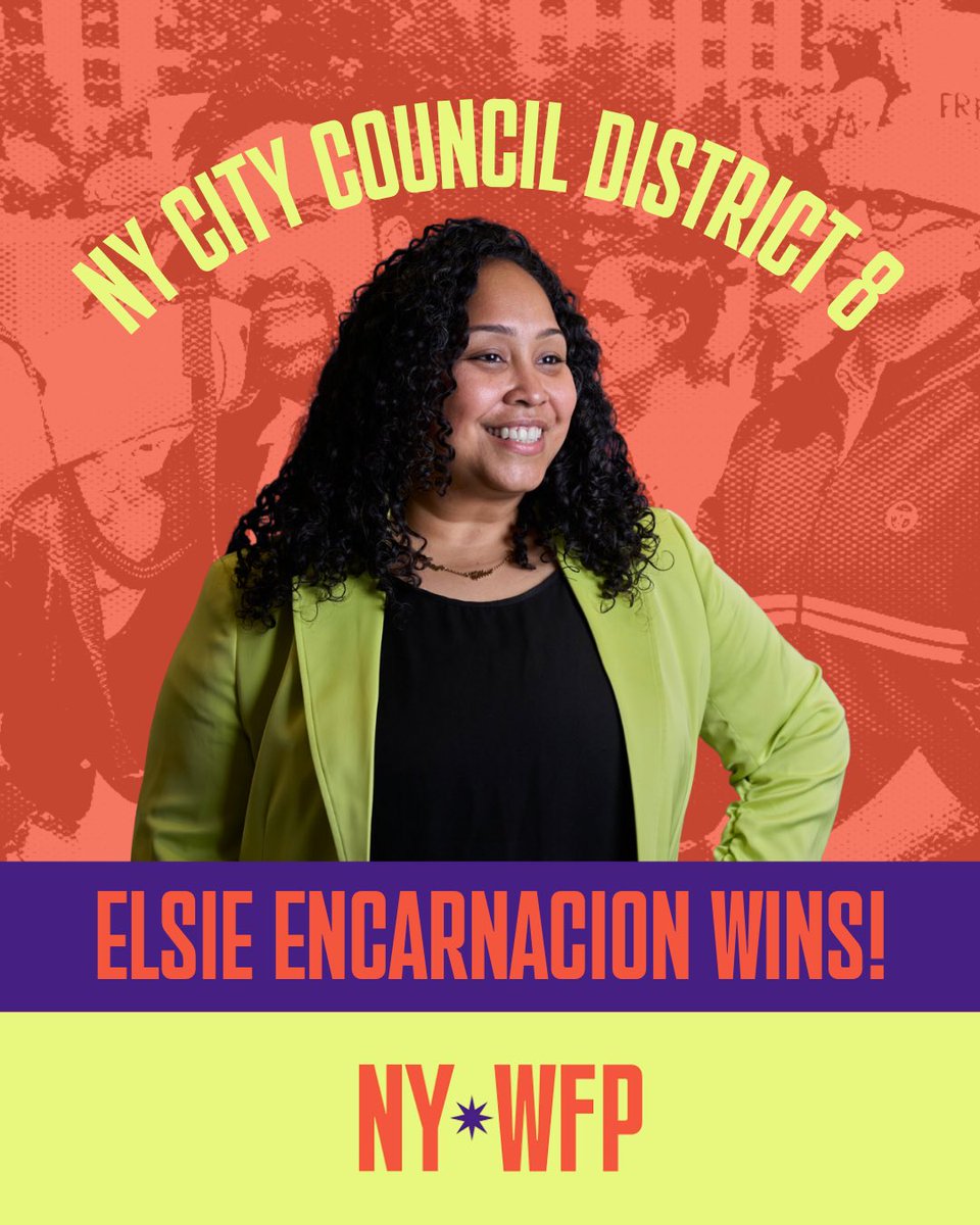 NYWFP's tweet image. VICTORY 🔥 Elsie Encarnacion wins primary for City Council!