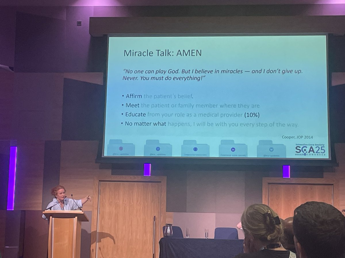SharonBarker84's tweet image. #SOA25 Wrapping up Day 1 with an important reminder that communication is a skill to practice and regular updates and simulations to make sure we are meeting our patients and their families where they are is vital #vitaltalk