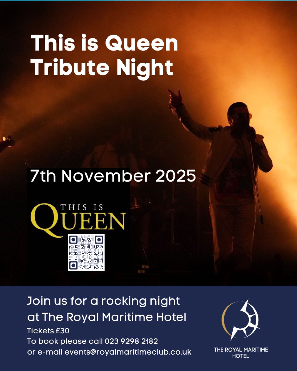 Join us in November for This is Queen!
royalmaritimehotel.co.uk/this-is-queen