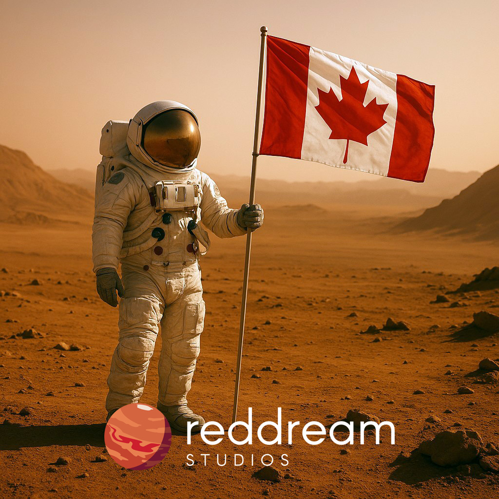 While our services and brand are out of this world, Red Dream Studios is proudly Canadian. hashtag#HappyCanadaDay!

#MadeInCanada #TrueNorthMarketing #OhCanadaBiz #DigitalMarketingCanada #CanadianMarketingExperts #CreativeNorth #MarketingEh #WebDesignCanada  #WebsiteDevelopment