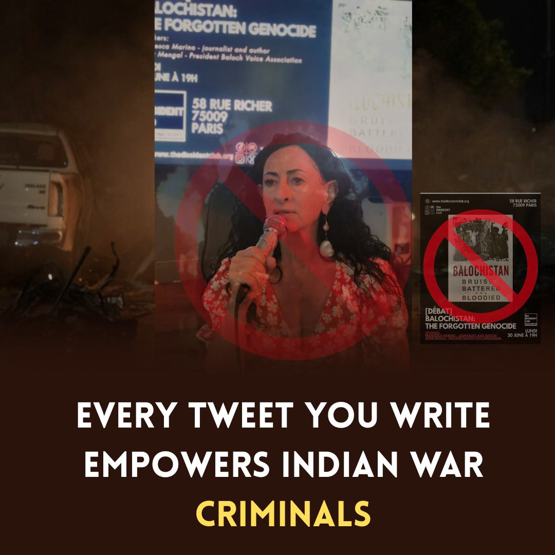 SanaKhan139761's tweet image. The Baloch have rejected you. And so has the truth.
#FakeSavior #DisinfoUnmasked