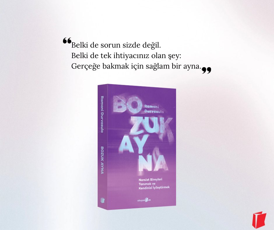 Narsist bir ilişkideyken kendinizi suçlamaktan vazgeçemiyor musunuz?

Dr. Ramani Durvasula, Bozuk Ayna kitabında toksik ilişkileri fark etmenin, sınırlar koymanın ve kendinizi yeniden inşa etmenin yollarını anlatıyor.

Kendinizi iyileştirmek için önce gerçeği görün.