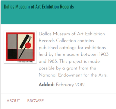 Working with our Portal to Texas History partners creates unique learning experiences for UNT students in the Digital Projects Lab. Read a student's perspective on work with the Dallas Museum of Art archives on the Portal to Texas History. bit.ly/3GoSblK