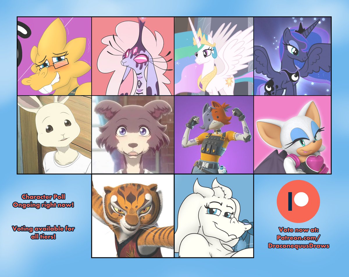 Character poll going on right now over at the P-site 🧡

Voting available for all tiers!