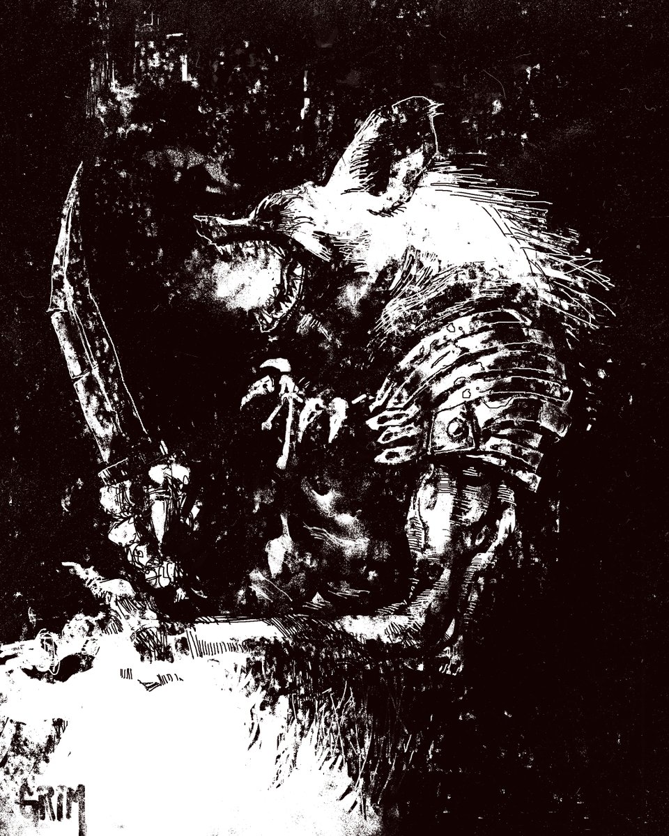 grimalisk_'s tweet image. Gnoll