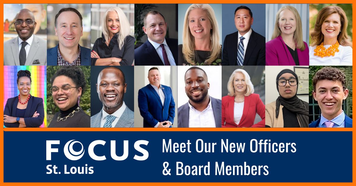 FOCUSstl's tweet photo. FOCUS St. Louis is pleased to announce the incoming officers for the 2025-26 fiscal year, as well as 10 new board members. https://t.co/89ILn68P6I https://t.co/hqC6cwVVtP