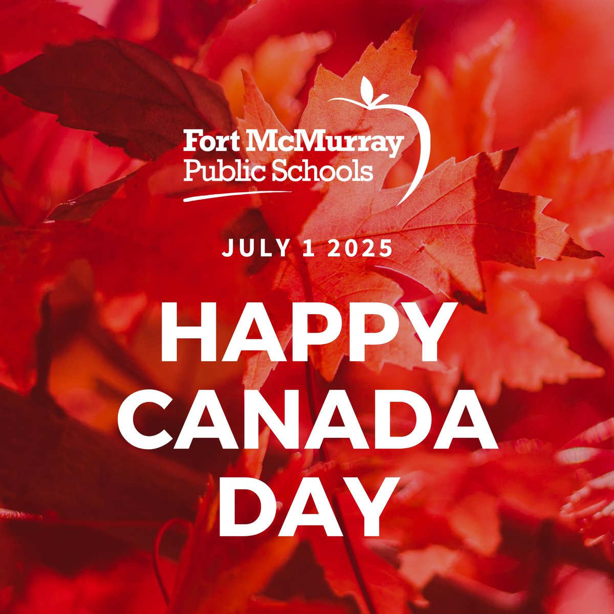 Fort McMurray Public School Division (@fmpsd) on Twitter photo Happy Canada Day! 🇨🇦
Today, we celebrate the diversity, unity, and strength that make our nation so special.
Wishing our FMPSD family and community a joyful day filled with pride and celebration! ❤️🤍
<a href="/annaleeskinner/">Annalee Nutter</a>
#FMPSD #YMM #RMWB Happy Canada Day! 🇨🇦
Today, we celebrate the diversity, unity, and strength that make our nation so special.
Wishing our FMPSD family and community a joyful day filled with pride and celebration! ❤️🤍
<a href="/annaleeskinner/">Annalee Nutter</a>
#FMPSD #YMM #RMWB