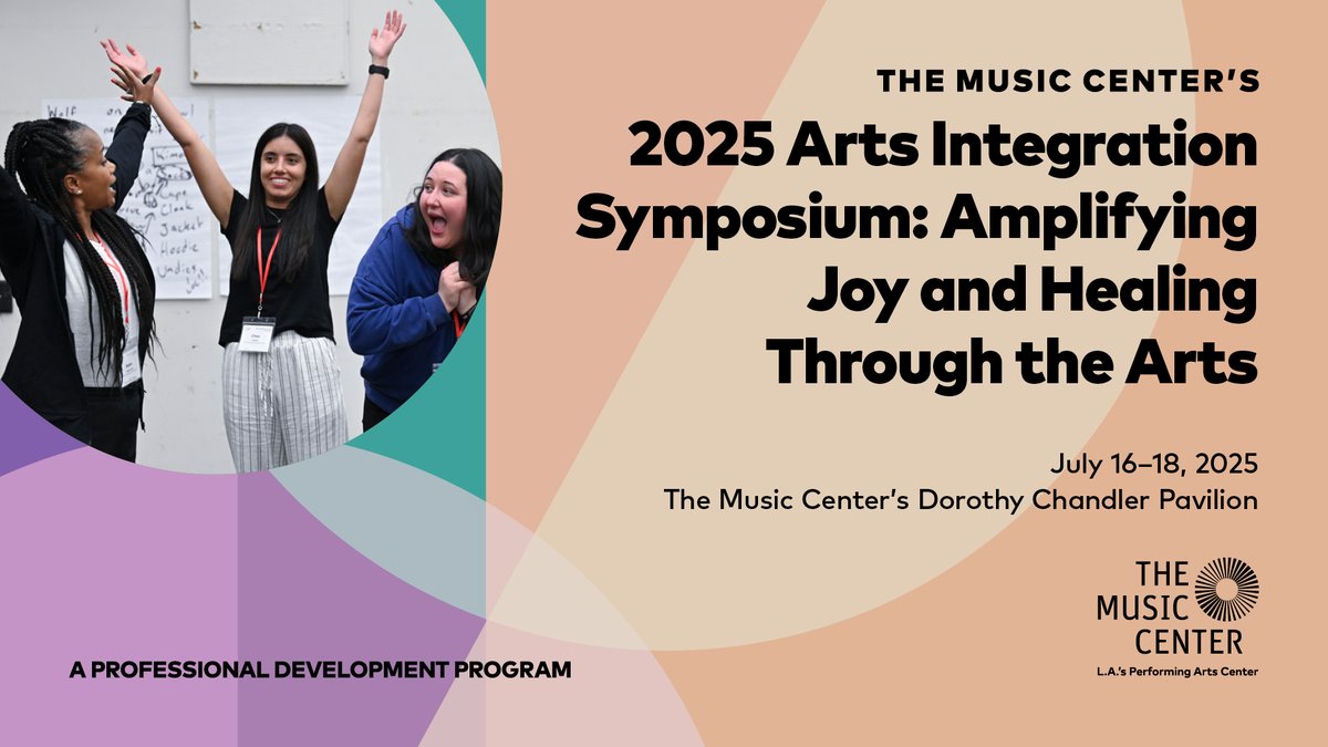 🎨🎶 Educators of all grade levels: join us for 2 days of inspiring professional development! 🌟Learn how to integrate dance, music, theatre, visual and media arts into your teaching while centering joy, healing, equity and student well-being. 👉 bit.ly/4lFbJBv