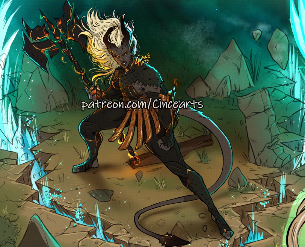 Before my temp pause, I FINALLY found my spark to start drawing comics again 😮‍💨🥹 

(little snippet of one of them)