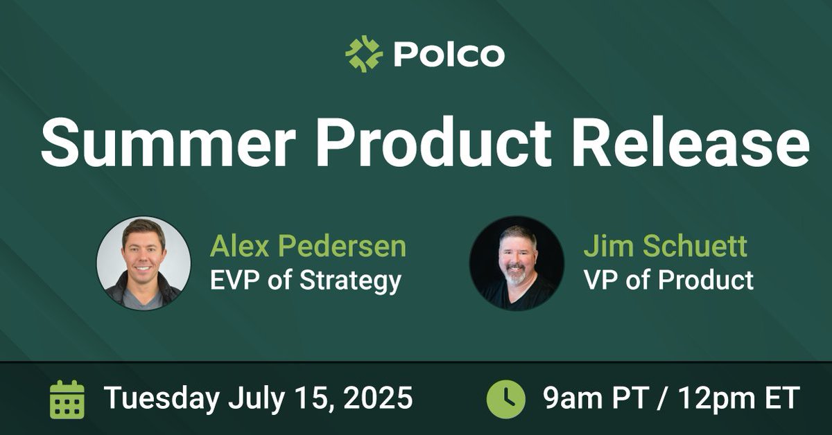 polco_us's tweet photo. 🚨 Polco Summer Release 2025 is here!
Smarter tools. Unified engagement + analytics. Built for public leaders.
👉 Reserve your spot: https://t.co/gQaZV77eDG
#GovTech #CivicEngagement #Polco #AI #DataDriven https://t.co/bLvj22gKt1
