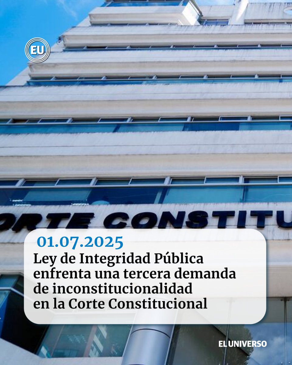 Tres demandas de inconstitucionalidad se han presentado en contra de la Ley del Gobierno, aprobada con 84 votos, el 24 de junio de 2025 ow.ly/O9fW50Wjkrx