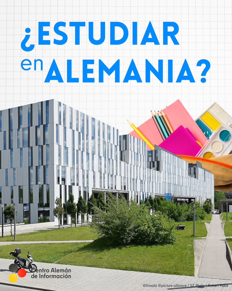 🎓🇩🇪 ¿Por qué #EstudiarEnAlemania? 

📚 Existen más de 400 opciones de educación superior: universidades, escuelas técnicas y academias artísticas.

🎼👩‍🔬Ya sea formación clásica o práctica, aquí hay un camino para los interesados:
🔗 t1p.de/cg9nh