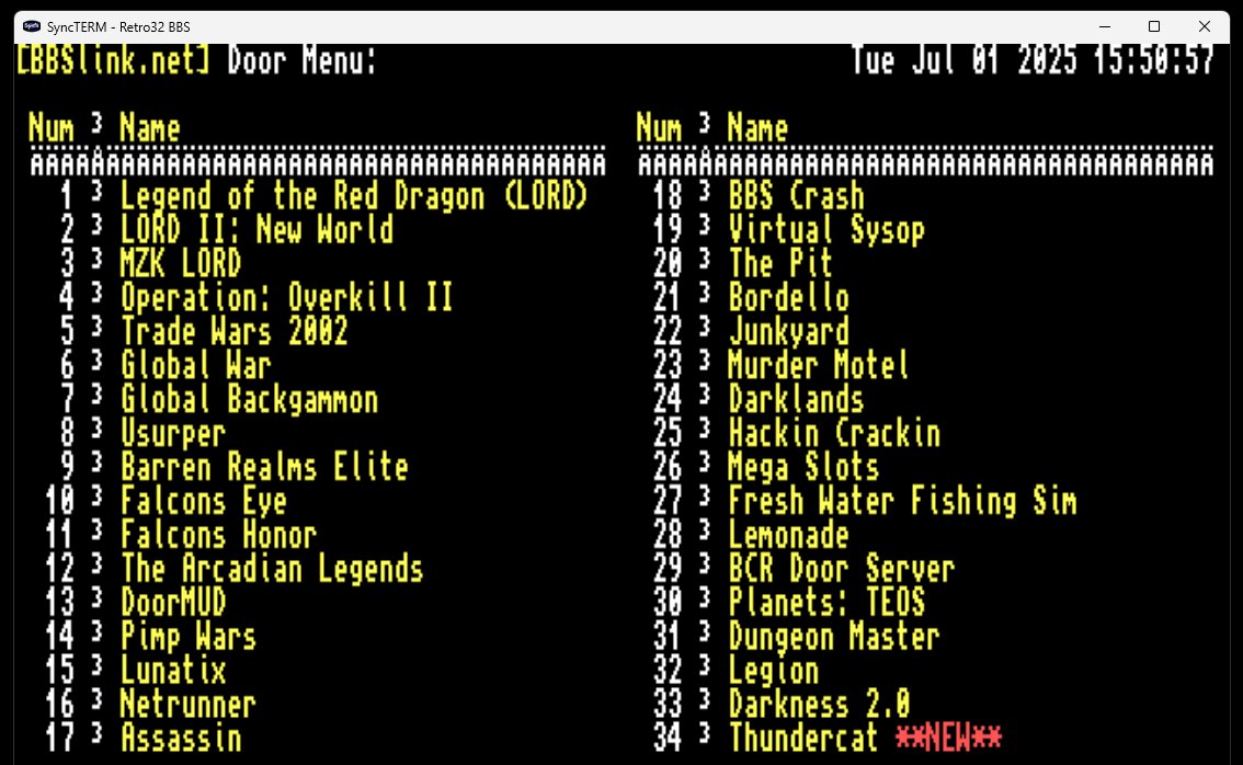 Retro32 (@theretro32uk) on Twitter photo Door games? We got you!! BBSlink Door games now available from our board
bbs.retro32.com:1337
Bring on Lord!!!!
#amiga #bbs <a href="/Retro32_BBS/">Retro32 BBS</a> Door games? We got you!! BBSlink Door games now available from our board
bbs.retro32.com:1337
Bring on Lord!!!!
#amiga #bbs <a href="/Retro32_BBS/">Retro32 BBS</a>