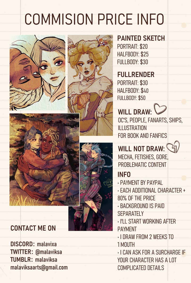 malaviksa★comms open tweet media