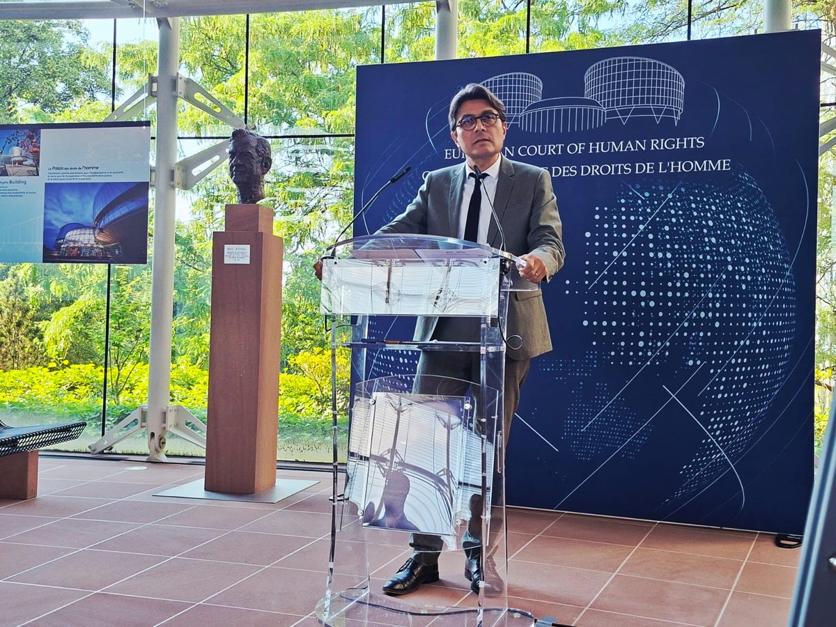 🗨️"Through this exhibition, we celebrate the unique architecture of this building &amp; pay tribute to all those—past and present—who have contributed, and continue to contribute each day, to making it a place where European justice takes shape."
- Court President Guyomar
#30yearsPDH