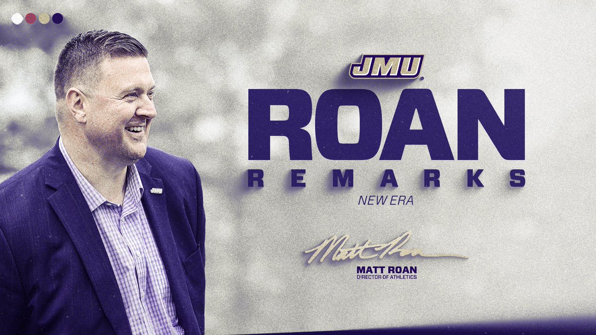 JMUSports's tweet image. In this edition of Roan Remarks, @MattRoanAD discusses the new era we've entered with the approval of the House vs. NCAA settlement and how JMU Nation can continue to best support us through this new challenge and opportunity.
📰 | bit.ly/4km5bXj
#GoDukes