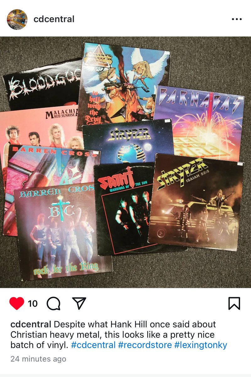 My local music store just posted this 🤩