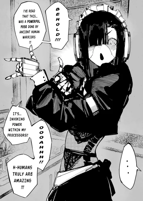 [ robot maids &amp; strange poses ] 