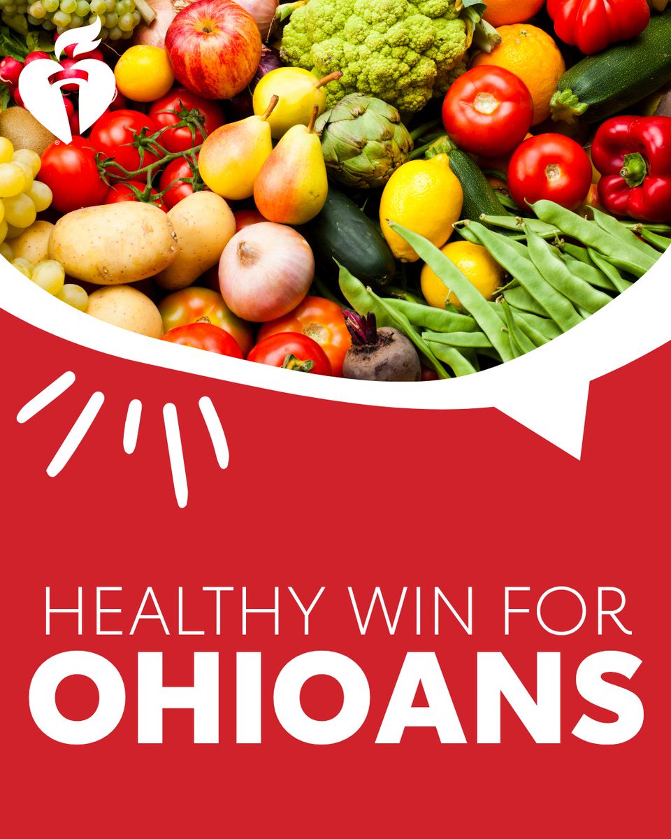 AmHeartOhio's tweet image. Heartfelt thanks to our advocates, the Ohio legislature and @GovMikeDeWine for including a crucial $1M per year for the SNAP Double Up Food Bucks program, @ProducePerks, in the final version of the state budget! Kudos to all who made it happen! 👏🎉👏