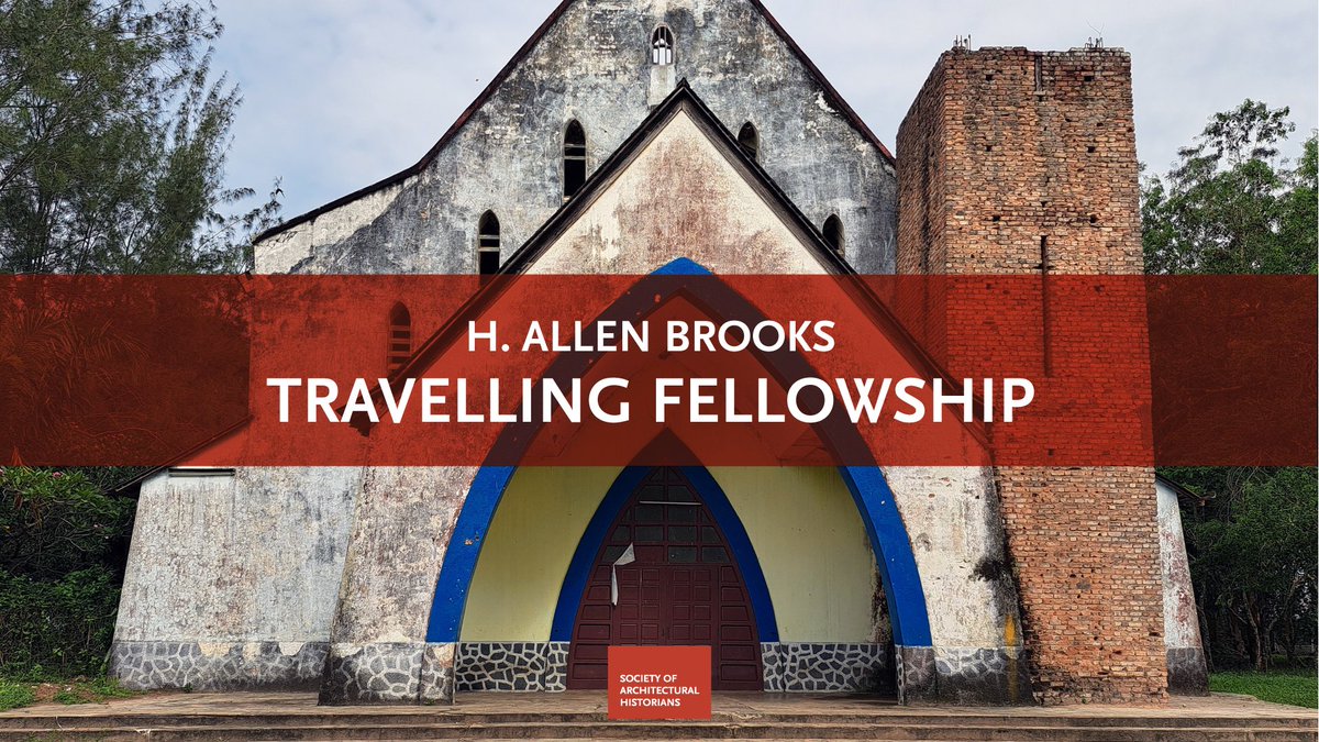 Travel the world and immerse yourself in architecture and landscapes. Emerging professionals are invited to apply for up to 12 months of travel funding through the H. Allen Brooks Travelling Fellowship by August 31. 
sah.org/jobs-opportuni…
