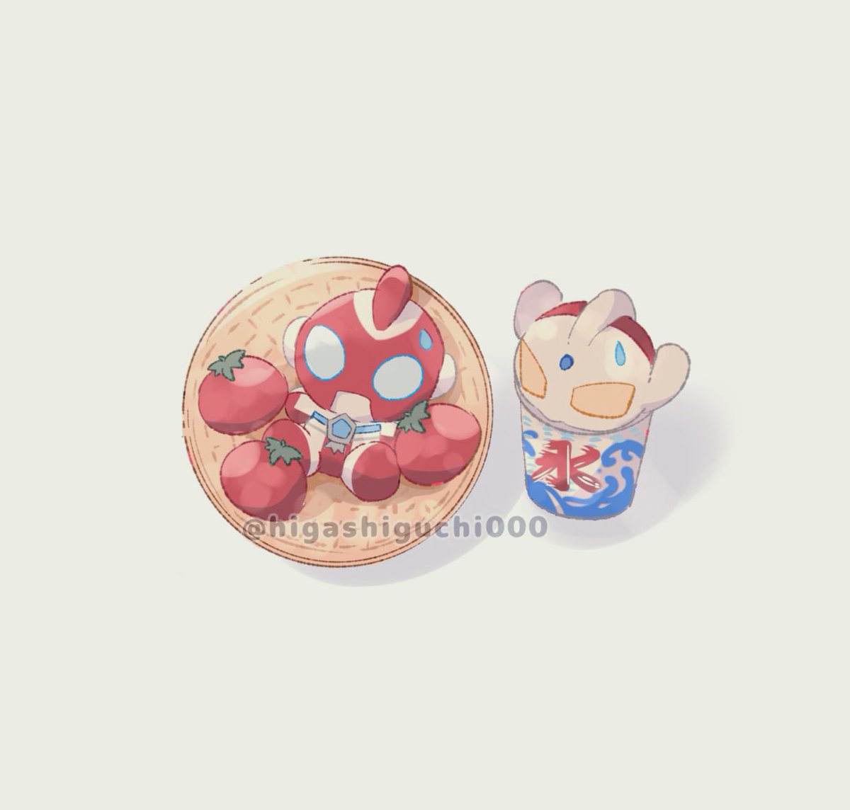 「ふわは食べもの」|ひがしぐち😁のイラスト