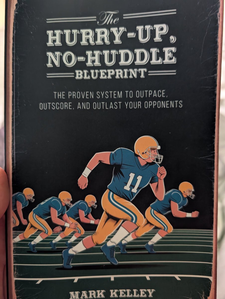 Dave Easton (@coacheaston268) on Twitter photo Summer Book #2 done. Great quick read for anyone looking to add in the No Huddle, with practice drills to help install <a href="/MarkKelley33/">Mark Kelley</a> Summer Book #2 done. Great quick read for anyone looking to add in the No Huddle, with practice drills to help install <a href="/MarkKelley33/">Mark Kelley</a>