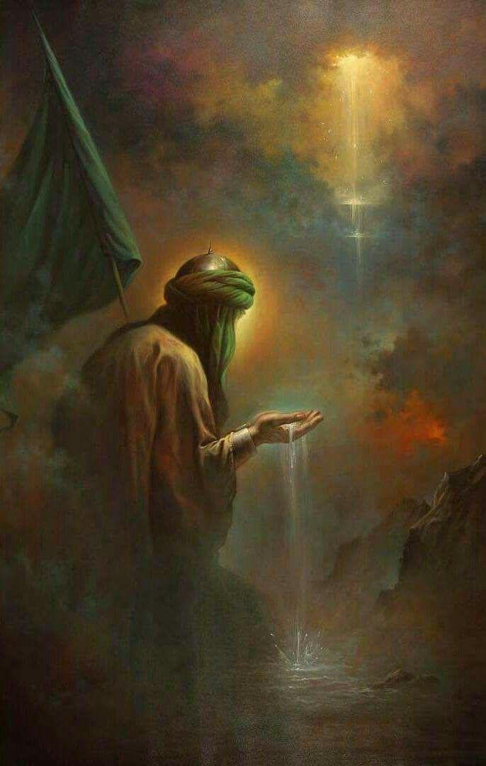 velvet_sighhs's tweet photo. Maula Abbas (ع) is a clear picture of how one can defeat his Nafs. In karbala when he had water in his palms, he didn't drink a single drop of it - this shows his unconditional love, loyalty &amp; willingness to sacrifice his nafs &amp; everything for Imam of his age. ❤️‍🩹 https://t.co/zG0FbZPnc8