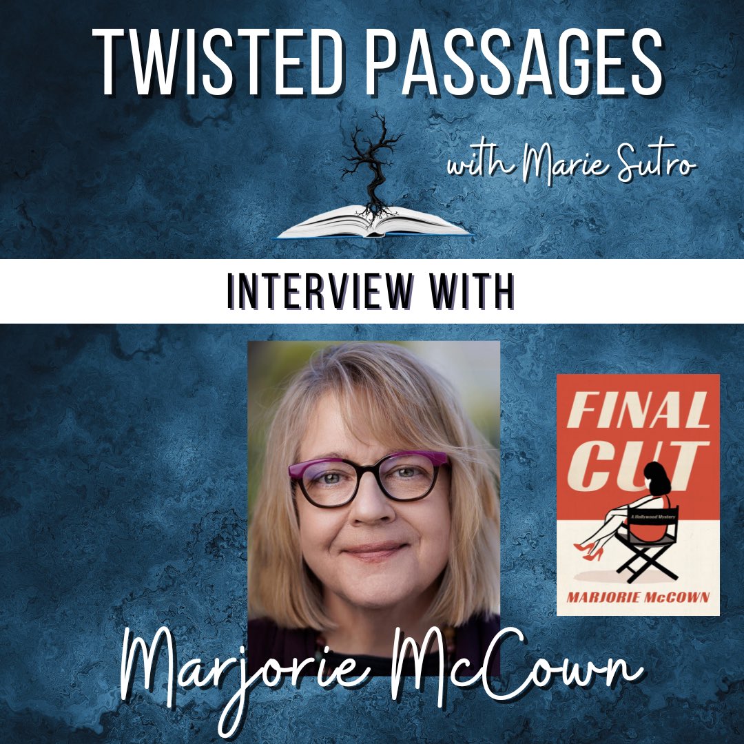 mariesutro's tweet image. Award-winning author, Marjorie McCown, discusses FINAL CUT.  “A must-read...”—Ellen Byron, USA Today bestselling author

#podcast #interview #mystery  #mysterybooks
