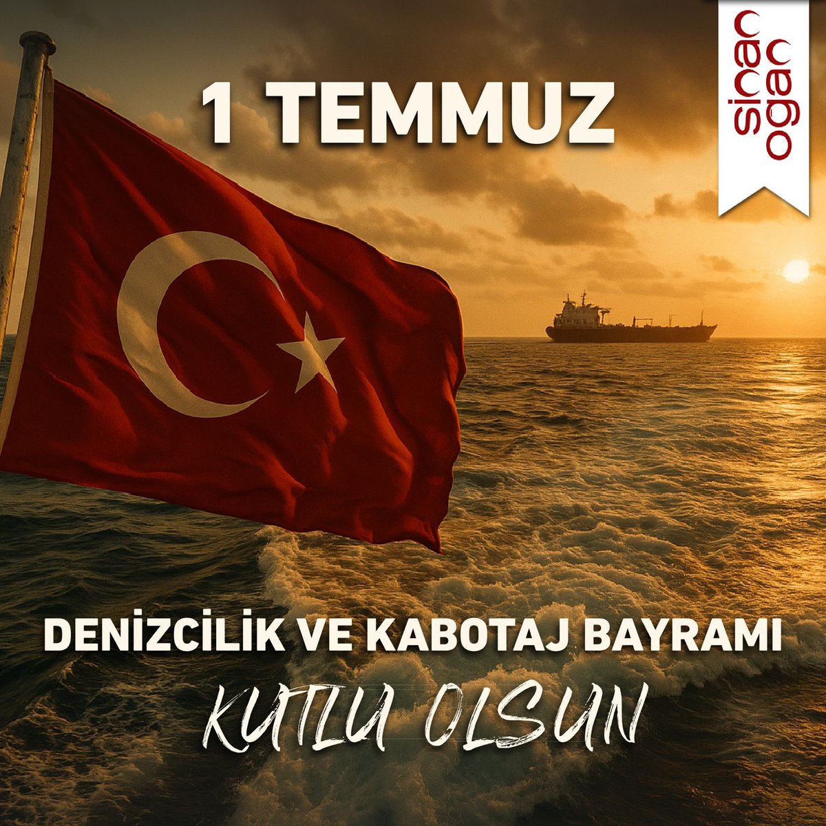 🇹🇷 Bugün, denizlerimizdeki egemenliğimizin simgesi olan 1 Temmuz Kabotaj Bayramı.
Ulu önder Atatürk’ün denizcilik vizyonuyla attığımız bu adım, bağımsızlığımızın denizlerdeki ifadesidir.
Tüm deniz emekçilerimizin bayramı kutlu olsun.
#KabotajBayramı #1Temmuz