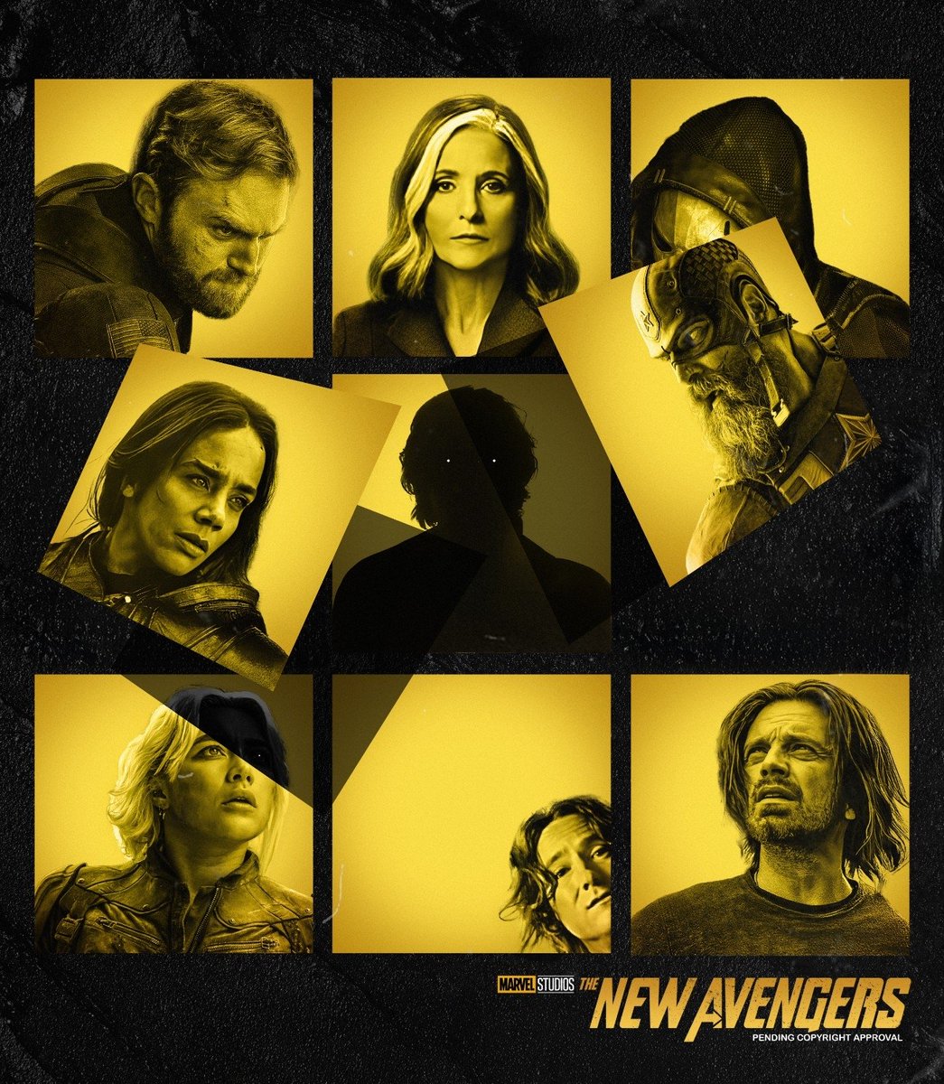 THUNDERBOLTS* came out on streaming today and to celebrate, here was the version of my official poster I had to scrap 😁💛