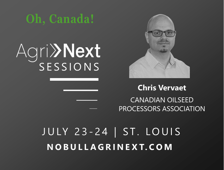 NoBullAgriNext's tweet photo. Today's AgriNext Session Spotlight is on Oh, Canada! with Chris Vervaet of the Canadian Oilseed Processors Assn

In this 1-on-1 session hear how trade &amp; policy changes are playing out on the ground &amp; and what’s at stake for Canada’s canola sector going fw

https://t.co/dHmiNd5DPs https://t.co/QR0B0teXjp