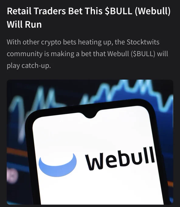 🚨 BREAKING : "$BULL in crescita: +8% negli ultimi 5 giorni!"