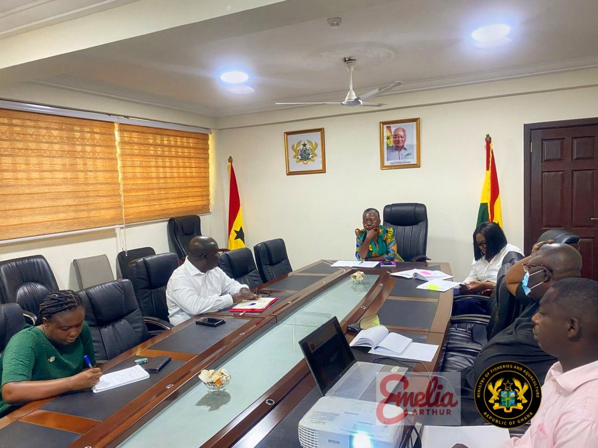 I received a courtesy visit from Mr. Godfred Ameyaw Asiedu, Regional Coordinator for Anglophone Africa for the Fisheries Transparency Initiative (FiTI). We discussed strengthening collaboration on transparency in the fisheries sector and strategies for disseminating