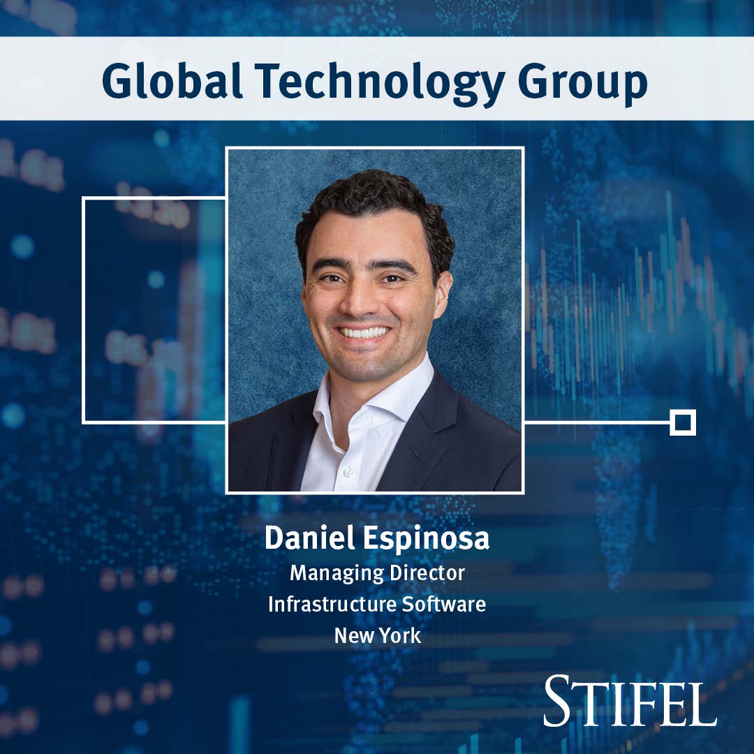 StifelInst's tweet image. We’re pleased to welcome Daniel Espinosa as Managing Director in Stifel’s Global Technology Group in New York. His appointment underscores our ongoing commitment to excellence and client success. Welcome to Stifel, Daniel! 
#technology #globaltech #newhire #welcometotheteam