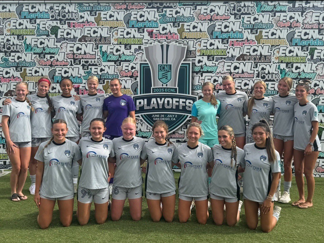 Home from a great trip to San Diego. 

This team will always be special to me- not because of the ⚽️. Families in this group checked in on me everyday as I navigated cancer. They sent pics, videos, &amp; updates when I couldn’t be there. And they loved up on <a href="/KallieWest2027/">Kallie West</a> a little