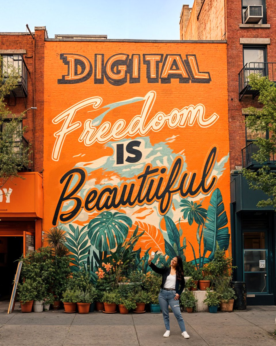 Isn’t it? 🧡 #digitalfreedom