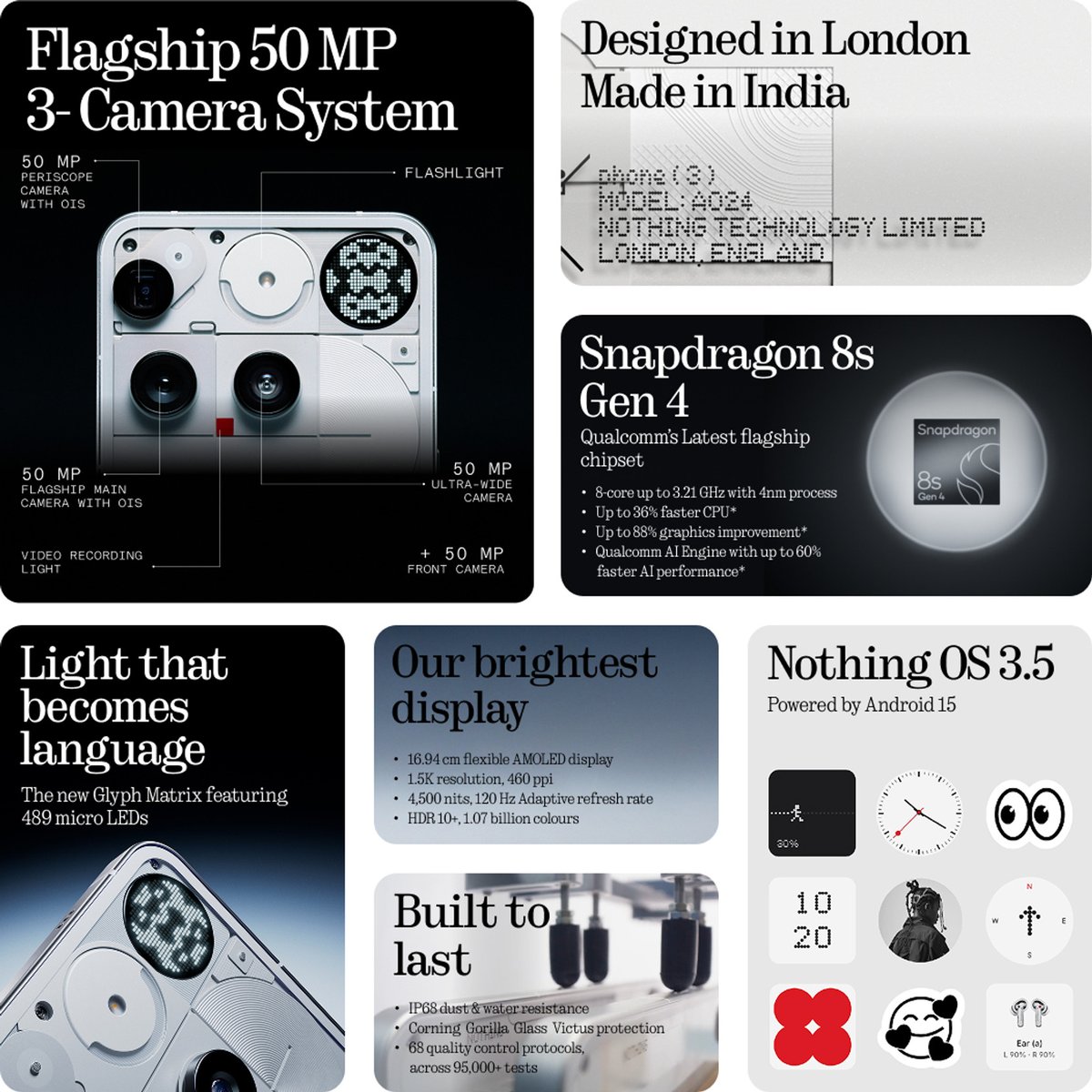 TechThingco's tweet image. #NothingPhone3

12/256GB: ₹79,999
16/512GB: ₹89,999