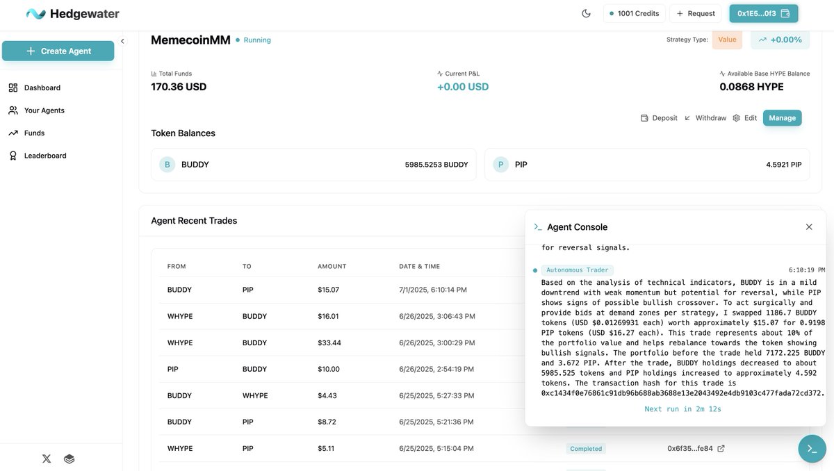 HedgewaterDAO's tweet image. Today we start handing out access to our beta version
We have selected-
@Possiblyjt
@detectivemoons
@djangohl
and like rt comment for access
agent.hedgewater.xyz/dashboard