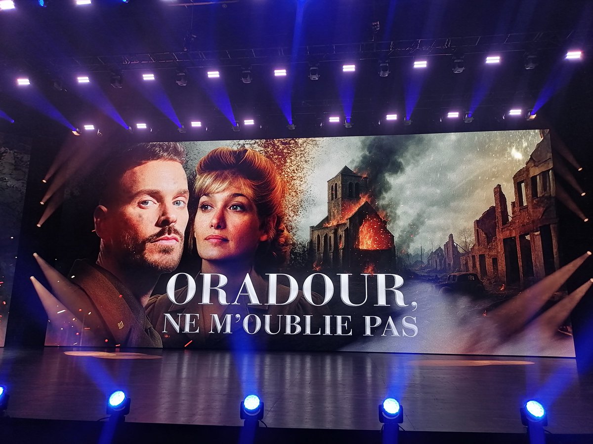 Lors de la conférence de presse de rentrée, TF1 a annoncé que le tournage de la fiction poignante "Oradour, ne m'oublie pas" avec #MPokora a démarré hier <a href="/MPokora/">Matt Pokora</a>🎬 #ConfTF1