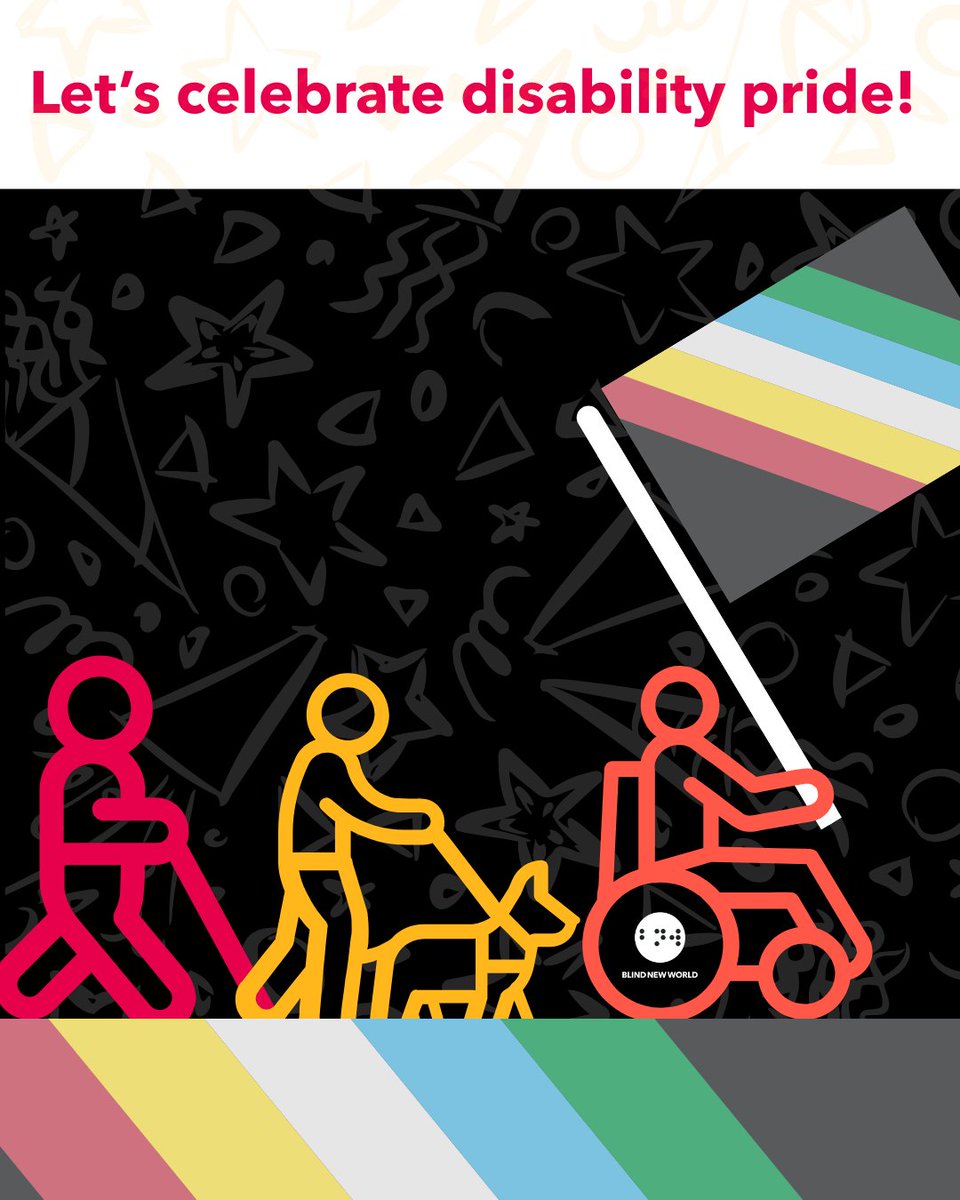 It's officially #DisabilityPride month, a time to focus on the amazing advocates, accomplishments and acceptance that make this community a powerhouse of inclusivity! 🎉

Join us in celebrating disability pride - this month, every month, and every day - in the #BlindNewWord!