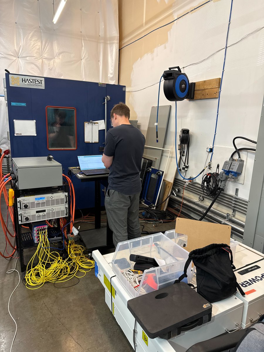 ElectricEraTech's tweet image. Our v2 program qualification is underway!
We are exposing our v2 hardware to a variety of extremes to test the limits of performance to maximize the EV driver experience