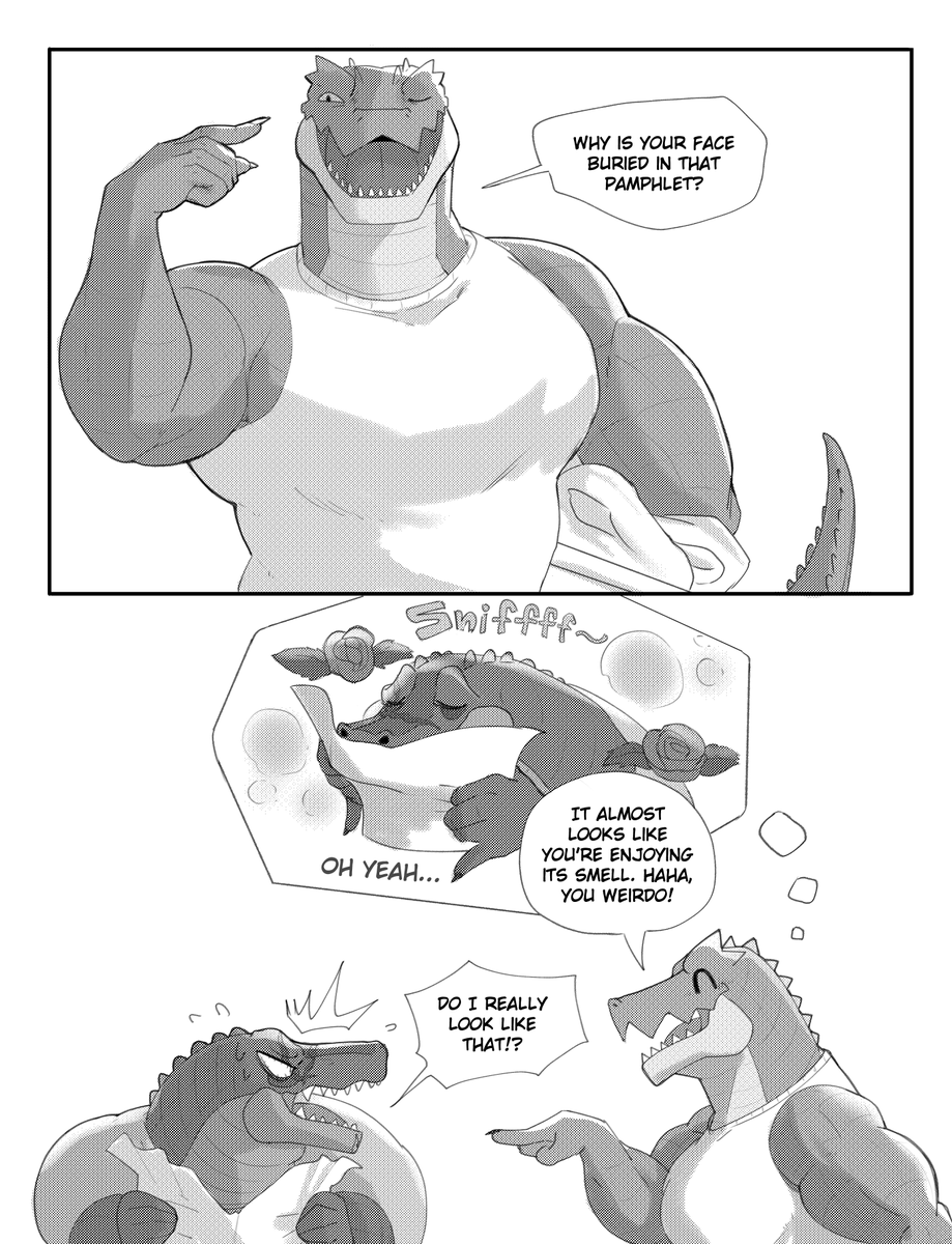 makoshard's tweet photo. A short crocodile and alligator comic about glasses https://t.co/cN2jz6fHbW